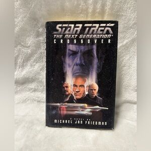 Star Trek Next Generation Crossover Michael Jan Friedman 1st ed 1995 hardcover